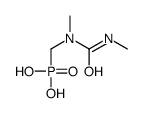[methyl(methylcarbamoyl)amino]methylphosphonic acid结构式