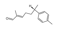 (S,E)-2-Methyl-6-(4-methylphenyl)-2-heptenal Structure