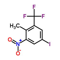 5-Iodo-2-methyl-1-nitro-3-(trifluoromethyl)benzene Structure
