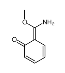6-[amino(methoxy)methylidene]cyclohexa-2,4-dien-1-one Structure