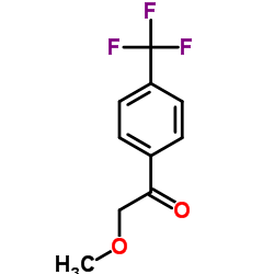 2-Methoxy-1-[4-(trifluoromethyl)phenyl]ethanone Structure