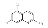 5,7-Dichloro-2-methylquinoline Structure