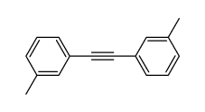 1-methyl-3-(3'-methylphenylethynyl)-benzene Structure