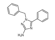 1-benzyl-5-phenyl-1H-[1,2,4]triazol-3-ylamine Structure