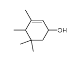 3,4,5,5-tetramethyl-2-cyclohexen-1-ol Structure