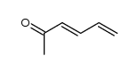 hexa-3,5-dien-2-one结构式