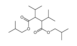 bis(2-methylpropyl) 2,3-di(propan-2-yl)butanedioate Structure