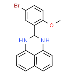 2-(5-Bromo-2-methoxy-phenyl)-2,3-dihydro-1H-perimidine picture