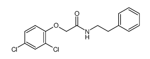 2-(2,4-dichlorophenoxy)-N-phenethylacetamide Structure