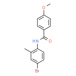 N-(4-Bromo-2-methylphenyl)-4-methoxybenzamide结构式