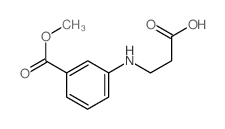 Benzoic acid,3-[(2-carboxyethyl)amino]-, 1-methyl ester Structure