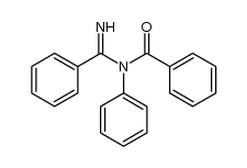 N-benzoyl-N-phenyl-benzamidine Structure