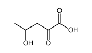 4-hydroxy-2-oxopentanoic acid结构式