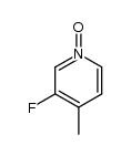 Pyridine, 3-fluoro-4-methyl-, 1-oxide (9CI)结构式