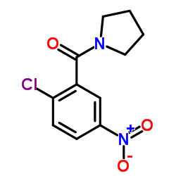 1-[(2-chloro-5-nitrophenyl)carbonyl]pyrrolidine structure