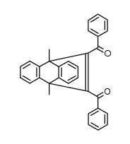 11,12-Dibenzoyl-9,10-dihydro-9,10-dimethyl-9,10-ethenoanthracene Structure