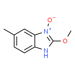 1H-Benzimidazole,2-methoxy-5-methyl-,3-oxide(9CI) Structure