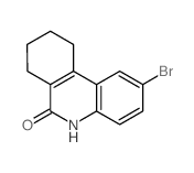 6(5H)-Phenanthridinone,2-bromo-7,8,9,10-tetrahydro- Structure