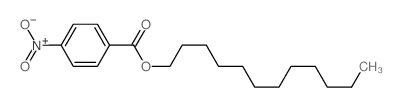 Benzoic acid, 4-nitro-,dodecyl ester Structure