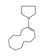 1-pyrrolidinylcyclododecene Structure