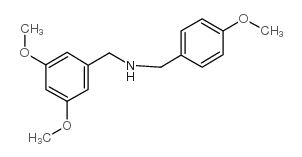 (3,5-DIMETHOXY-BENZYL)-(4-METHOXY-BENZYL)-AMINE Structure