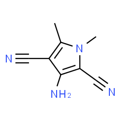 1H-Pyrrole-2,4-dicarbonitrile,3-amino-1,5-dimethyl-(9CI) picture