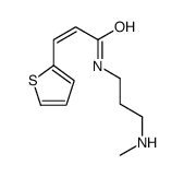 (E)-N-(3-Methylaminopropyl)-2-thiopheneacrylamide Structure