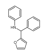 N-[α-(2-furanyl)benzyl]aniline Structure