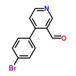 4-(4-BROMOPHENYL)-3-PYRIDINECARBOXALDEHYDE picture