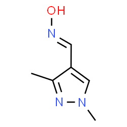 1H-Pyrazole-4-carboxaldehyde,1,3-dimethyl-,oxime(9CI) structure