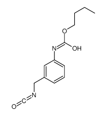 butyl N-[3-(isocyanatomethyl)phenyl]carbamate结构式