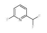 2-(二氟甲基)-6-氟吡啶结构式