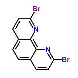 2,9-Dibromo-1,10-phenanthroline Structure