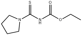 carbamic acid, (1-pyrrolidinylthioxomethyl)-, ethyl ester Structure