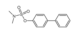 4-biphenyl-N,N-dimethylsulfamate Structure