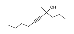 4-methyl-dec-5-yn-4-ol结构式