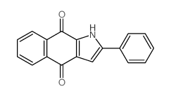 1H-Benz[f]indole-4,9-dione, 2-phenyl- Structure