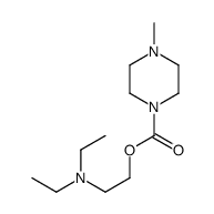 2-(diethylamino)ethyl 4-methylpiperazine-1-carboxylate结构式