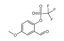 (2-formyl-4-methoxyphenyl) trifluoromethanesulfonate Structure