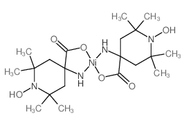 (4-carboxy-1-hydroxy-2,2,6,6-tetramethyl-4-piperidyl)azanide; nickel(+2) cation结构式