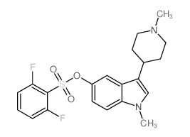 1-Methyl-3-(1-methylpiperidin-4-yl)-1H-indol-5-yl 2,6-difluorobenzenesulfonate picture