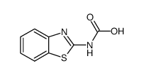 benzo[d]thiazol-2-ylcarbamic acid结构式