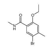 N1,4-dimethyl-5-bromo-2-ethoxybenzamide Structure