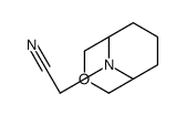 2-(3-oxa-9-azabicyclo[3.3.1]nonan-9-yl)acetonitrile结构式