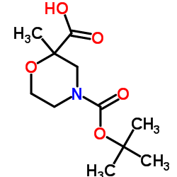4-tert-Butyl 2-methyl morpholine-2,4-dicarboxylate picture