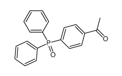 1-(4-(diphenylphosphoryl)phenyl)ethanone结构式