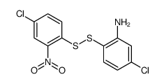 5-chloro-2-[(4-chloro-2-nitrophenyl)disulfanyl]aniline Structure