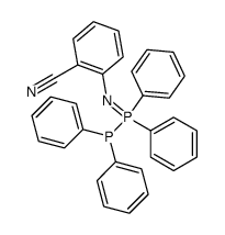 C6H4(o-CN)NP(C6H5)2P(C6H5)2 Structure