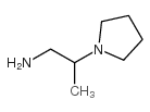 2-吡咯烷-1-丙胺结构式