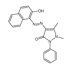 1,2-Dihydro-4-[(2-hydroxynaphthalen-1-yl)azo]-1,5-dimethyl-2-phenyl-3H-pyrazol-3-one picture